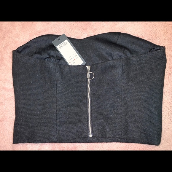 Black Vero Moda tube top - Picture 2 of 3